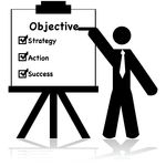 Business Presentation Clip Art Objectives