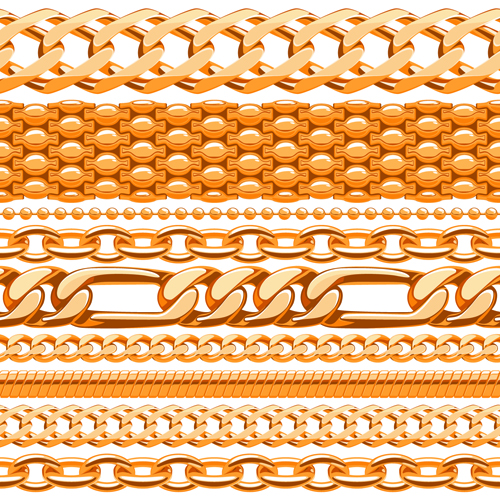 Chain Border Vector