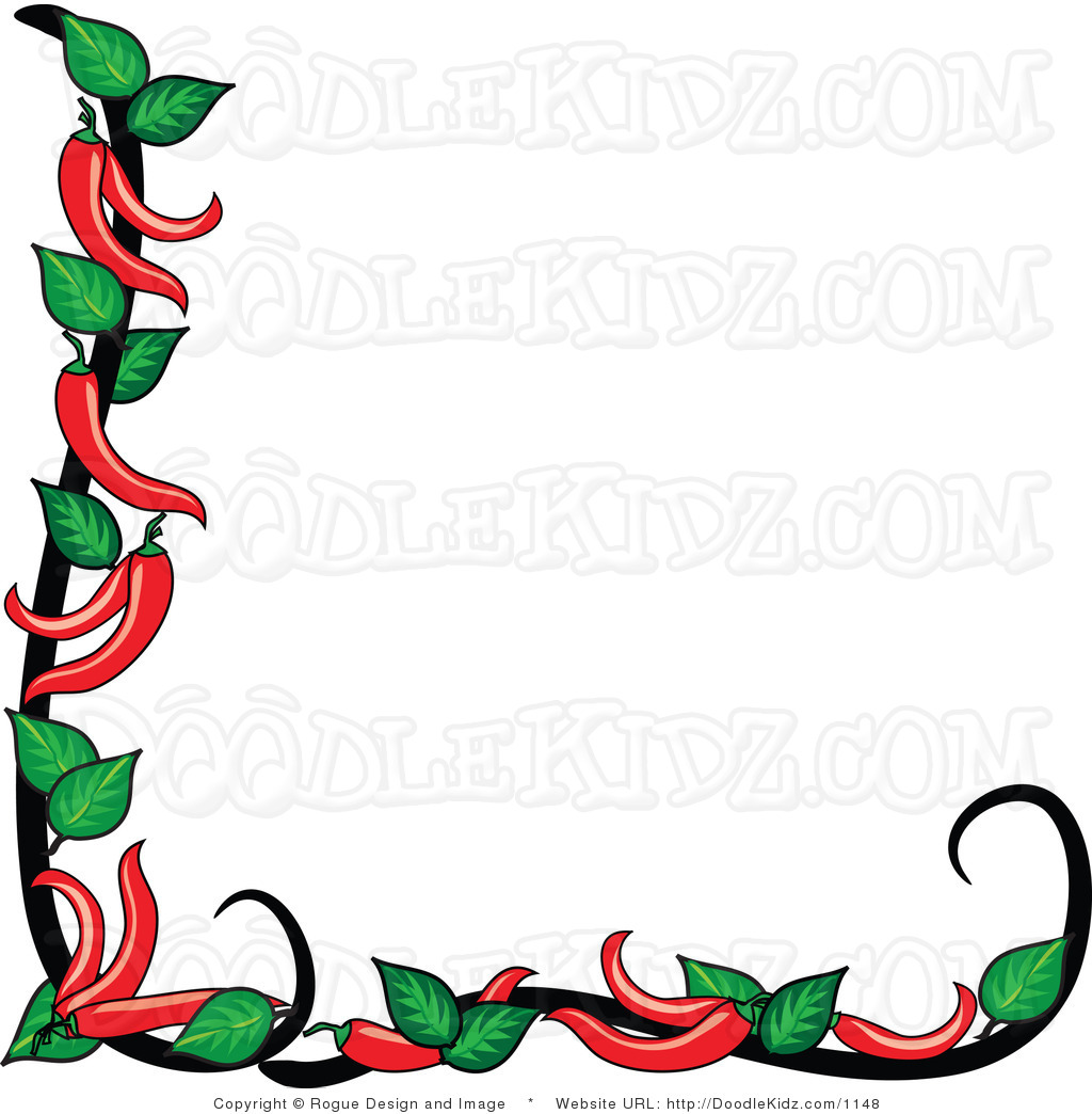 Chili Pepper Border Clip Art Free