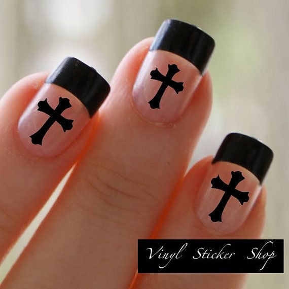 Christian Cross Nail Designs