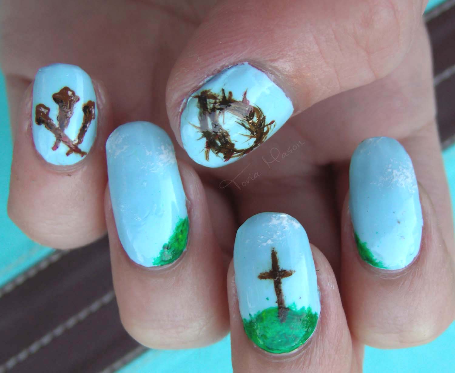 Christian Easter Nail Art Designs