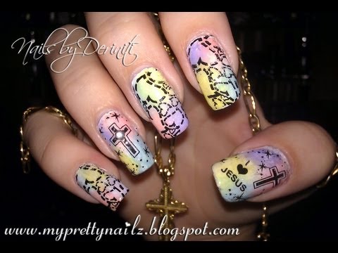 Christian Easter Nail Art Designs