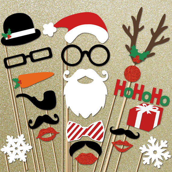 15 Christmas Photo Booth Props Images