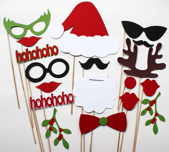 Christmas Party Photo Booth Props