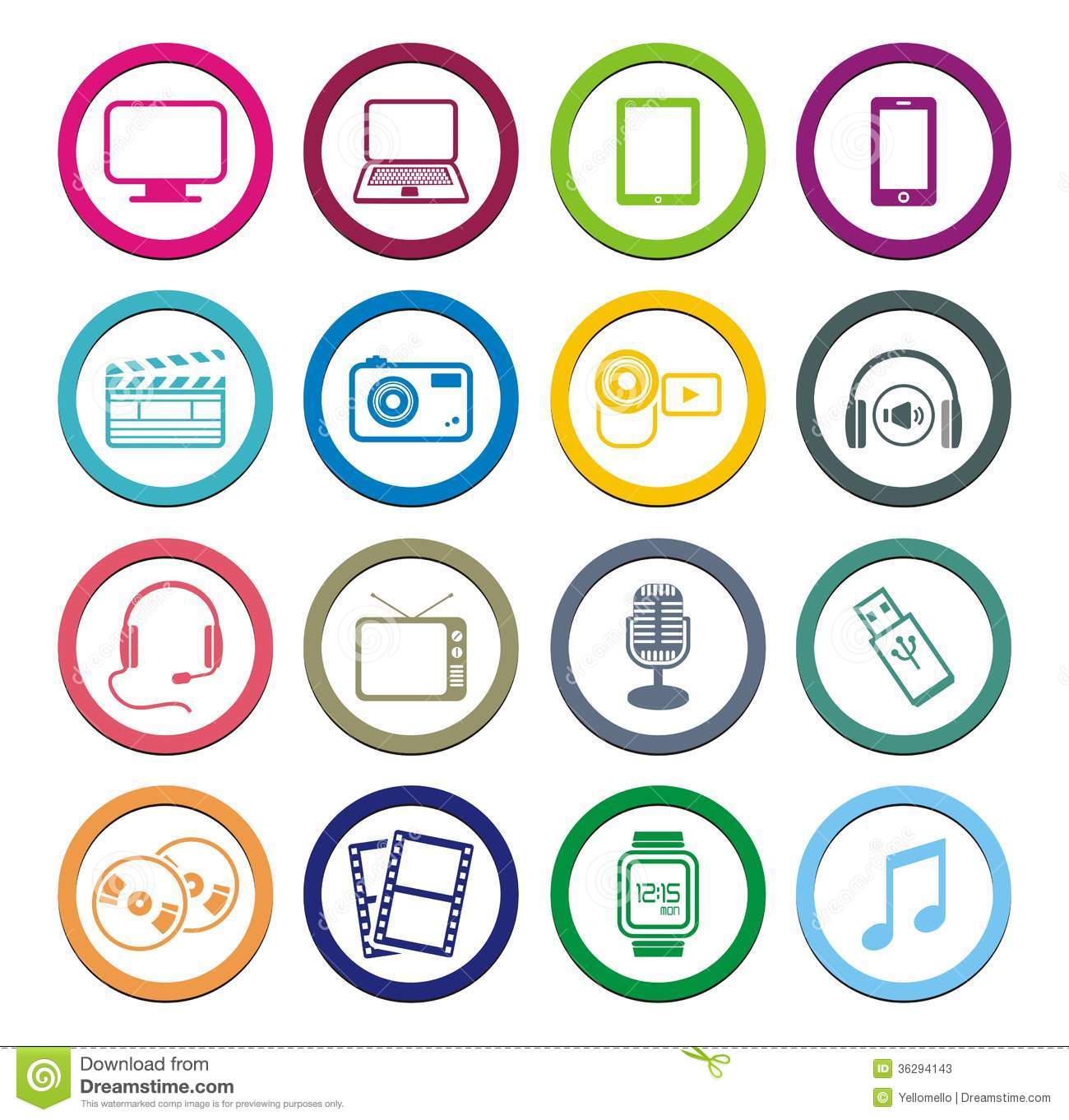 Circle Icon Set