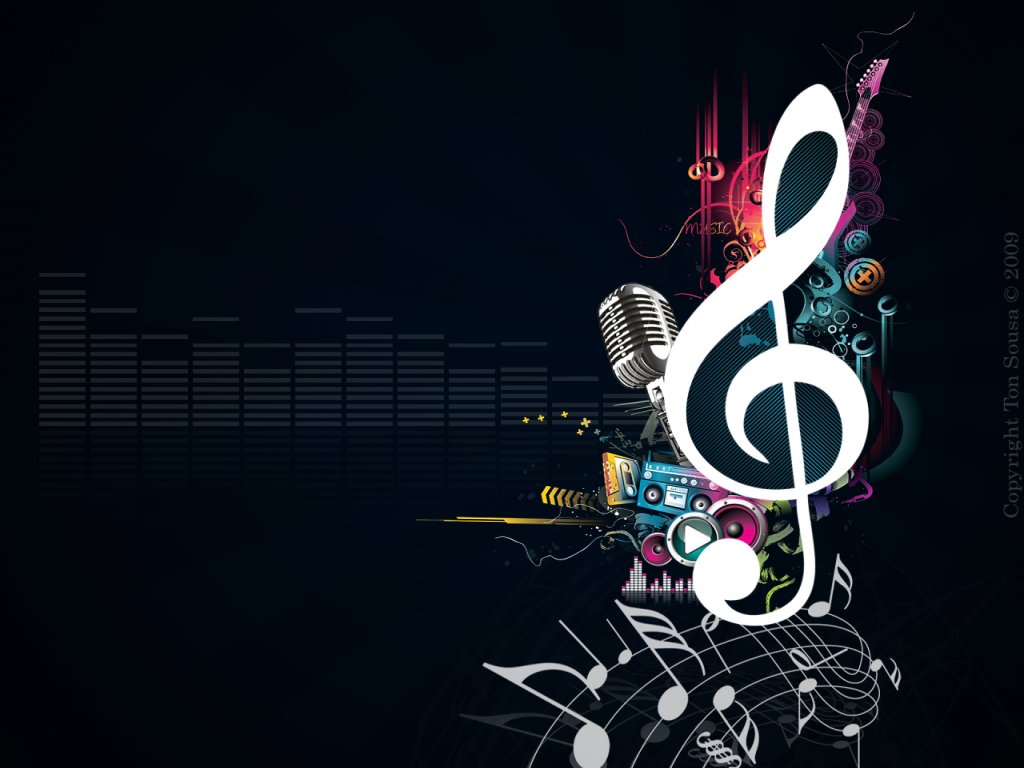 Cool Backgrounds Music Note Vector