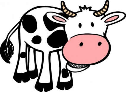 Cow Cartoon Clip Art