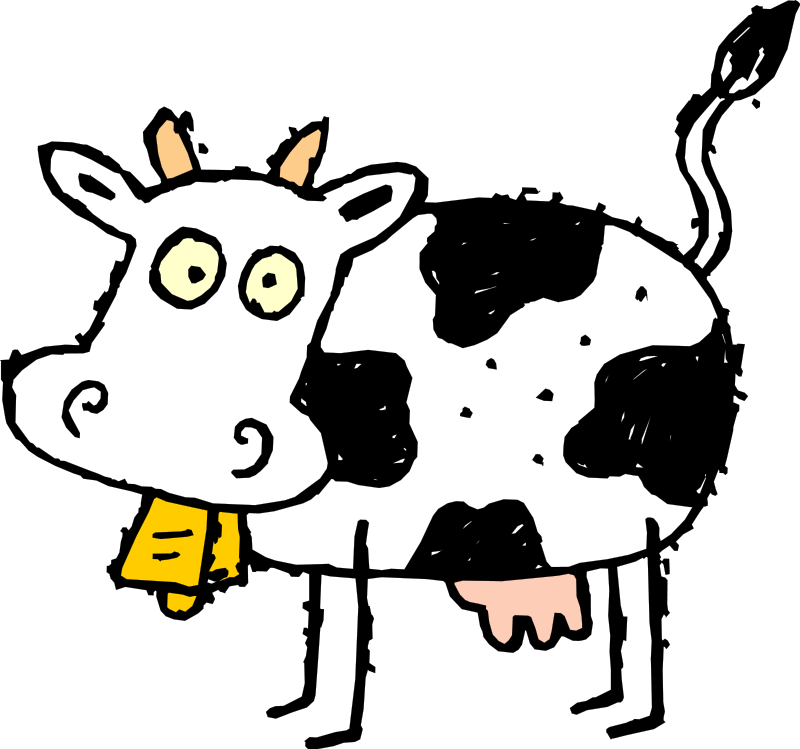 Cow Cartoon Clip Art