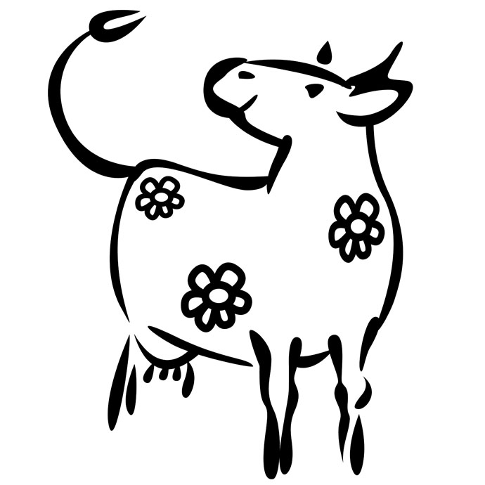 Cow Vector Art Free