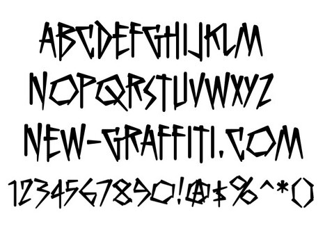 Crazy Graffiti Letters Fonts