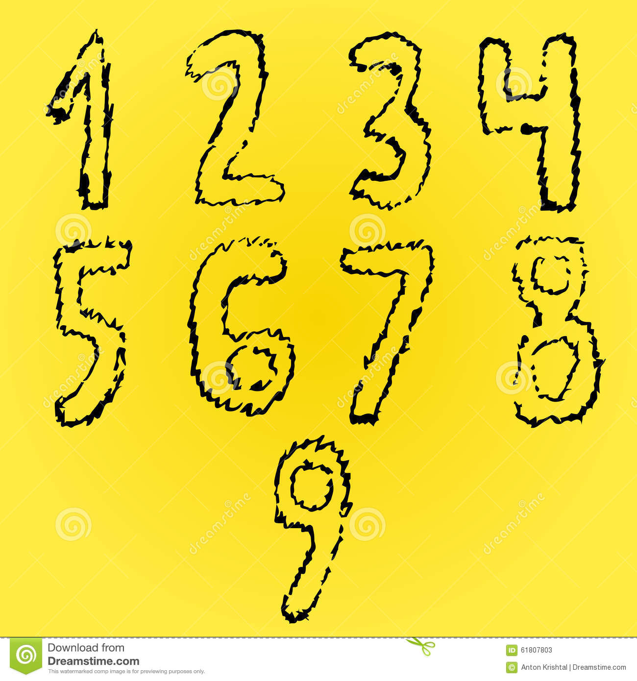 Crazy Number Fonts