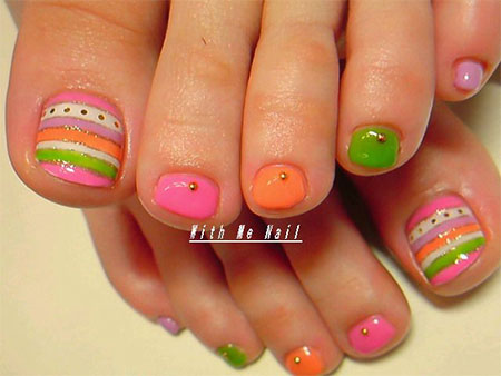 Cute Toe Nail Art Designs