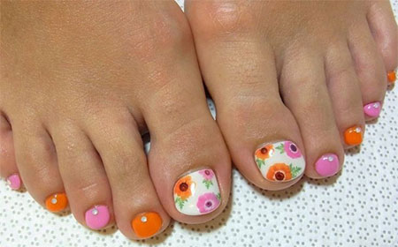 Cute Toe Nail Art Designs