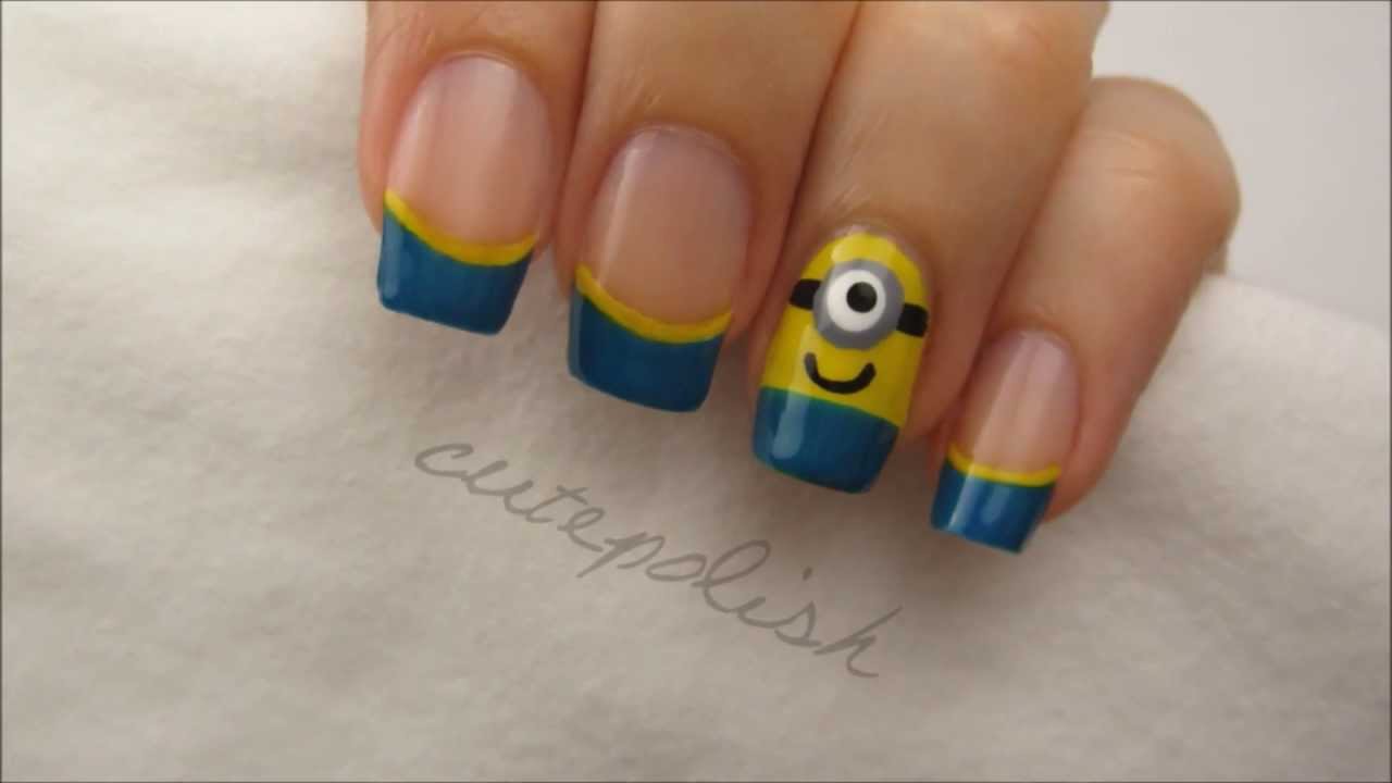 Despicable Me Minion Nails Despicable Me Minion Nails