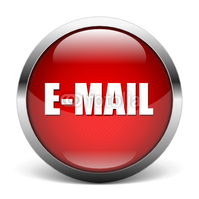 Email Envelope Icon Red