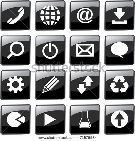 Email Phone Web Icons