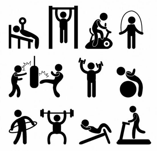 Exercise Silhouette Clip Art Free