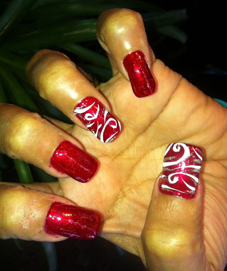 Exotic Hand Painted Nail Art Exotic Hand Painted Nail Art
