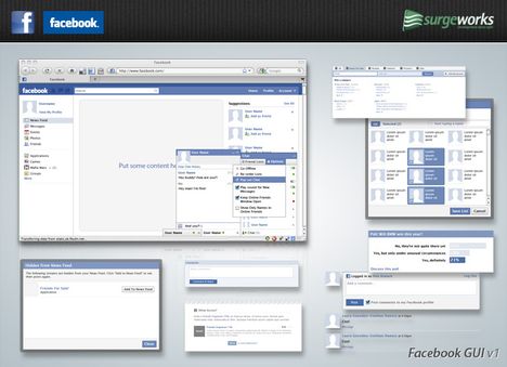 Facebook GUI