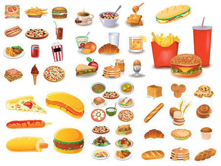 Fast Food Vector Free Download