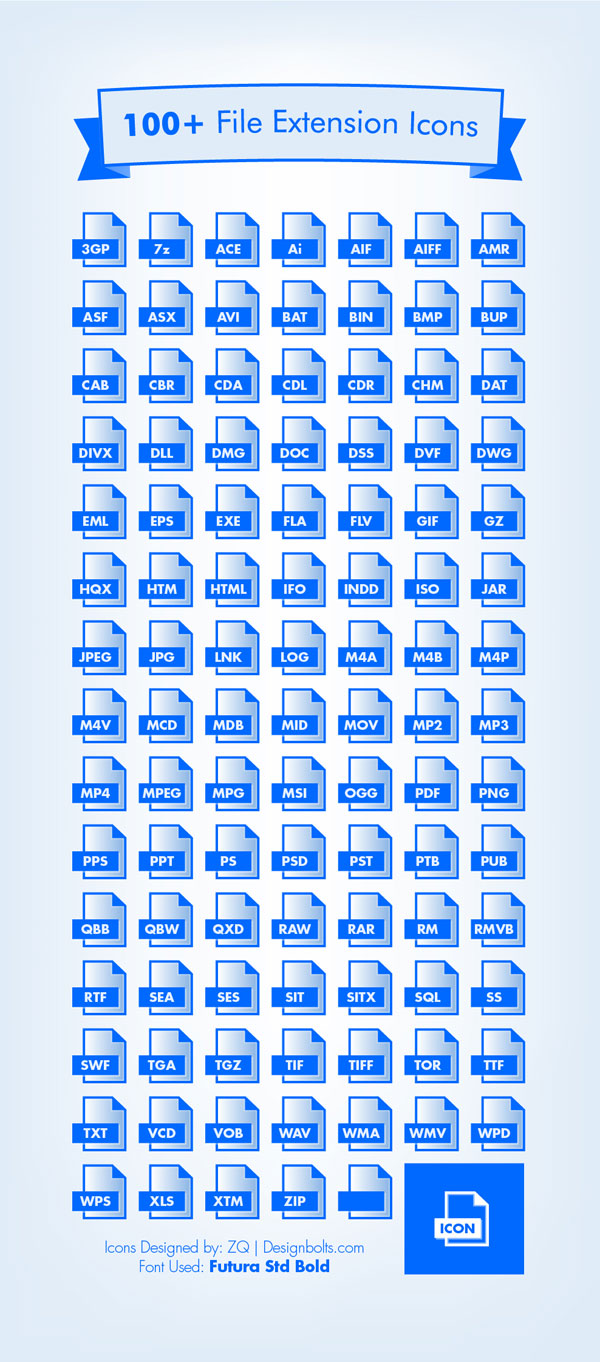 File Extension Icons Free
