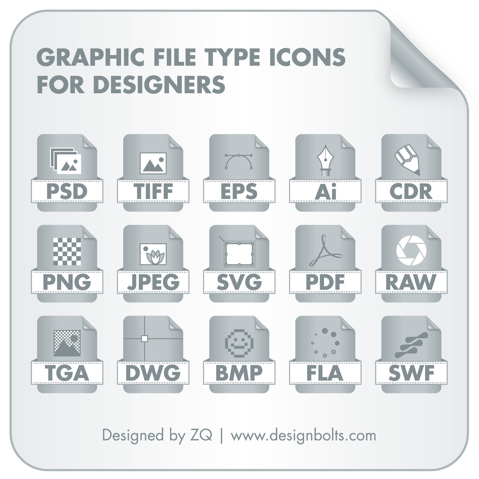File Type Icons Vector Free