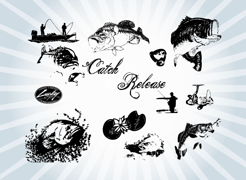 Fishing Lure Silhouette Vector