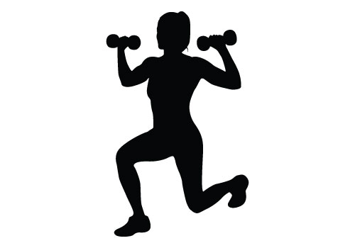 Fitness Silhouette Vector