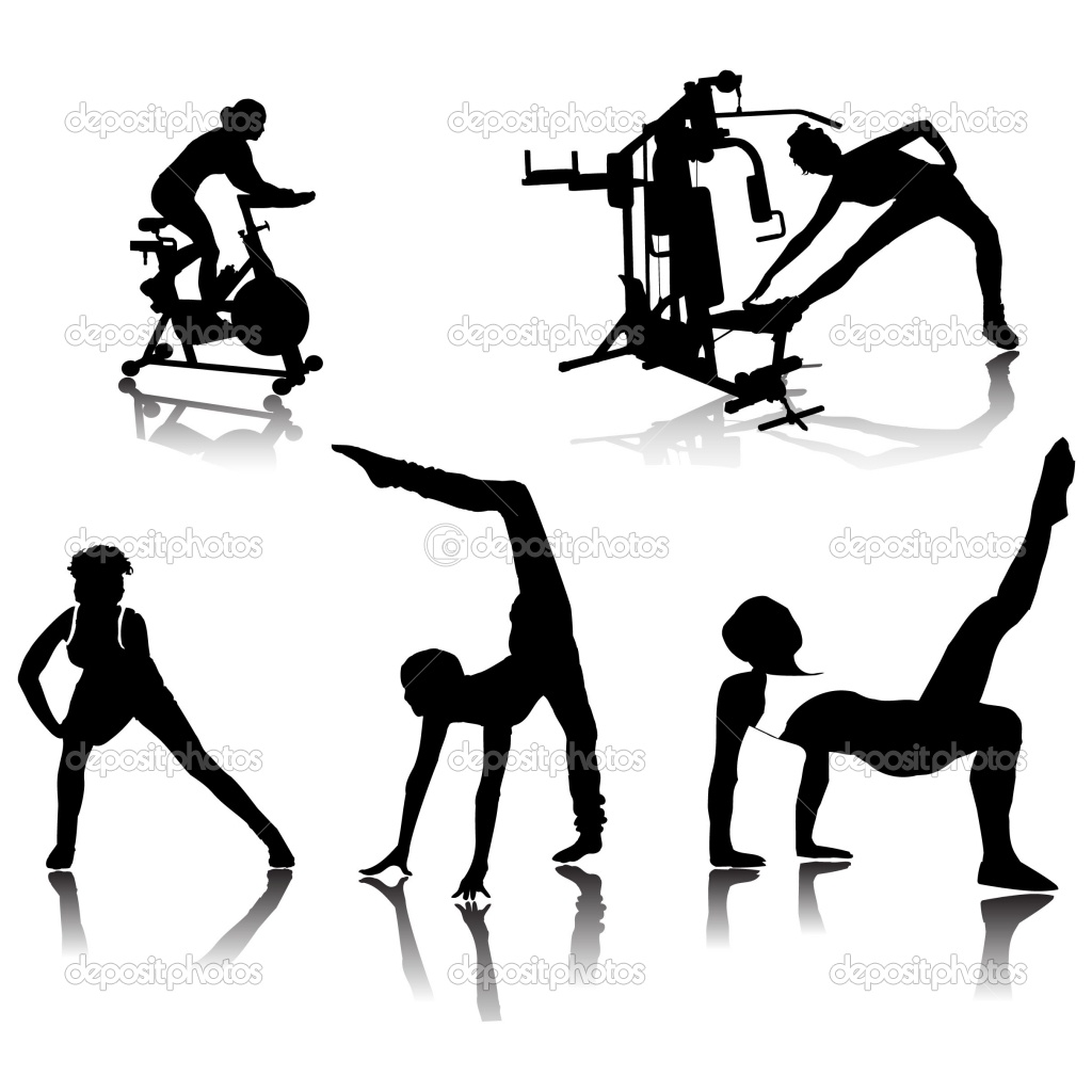 Fitness Silhouette Vector