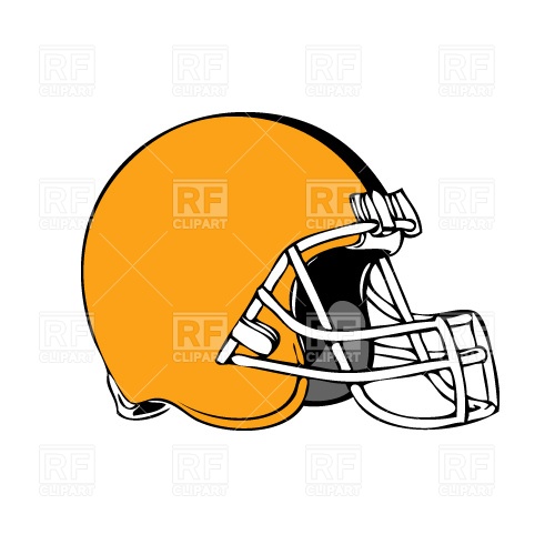 Football Helmet Vector Art Free