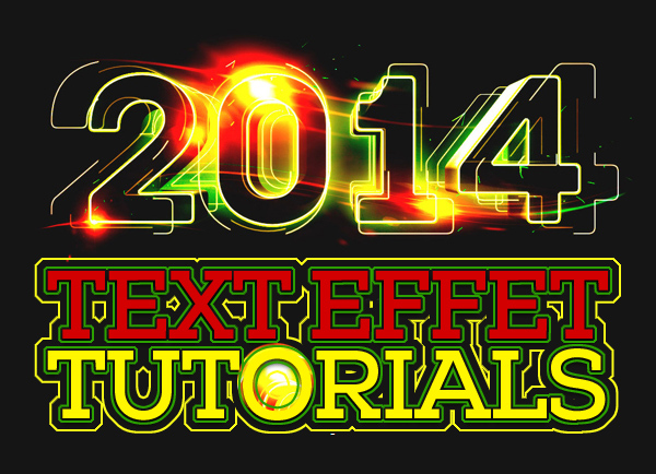 Free Adobe Photoshop Text Effects Tutorials