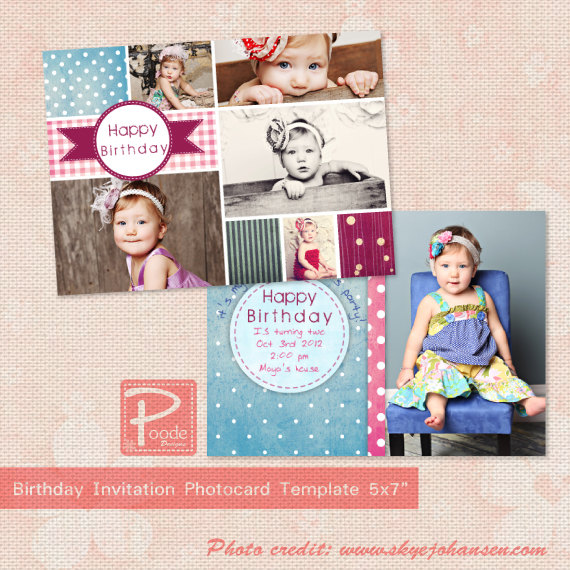 Free Birthday Invitation PSD Templates