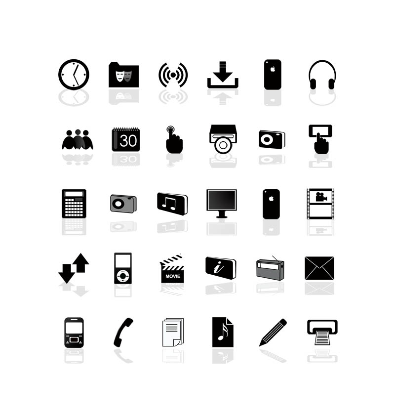 Free Black Icons for Web Design
