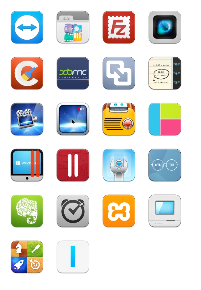 10 Computer Application Icons Images - Information Technology