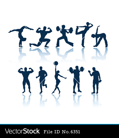Free Fitness Silhouette Vector