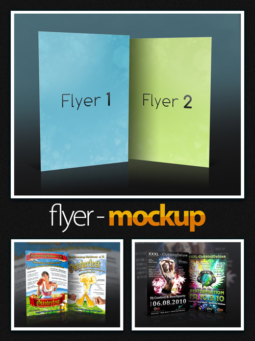 Free Flyer Mock Up Psd