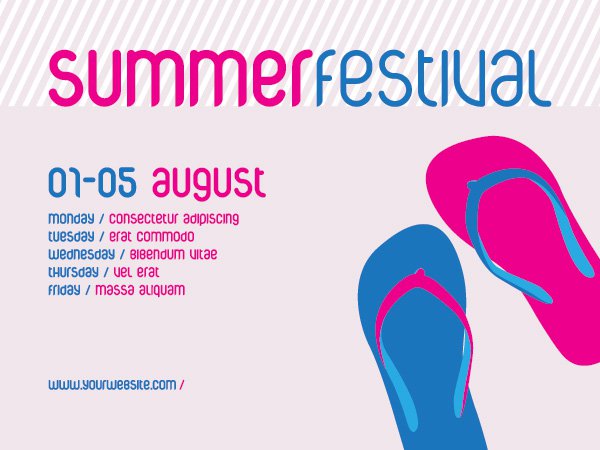 Free Images Summer Festival Graphic