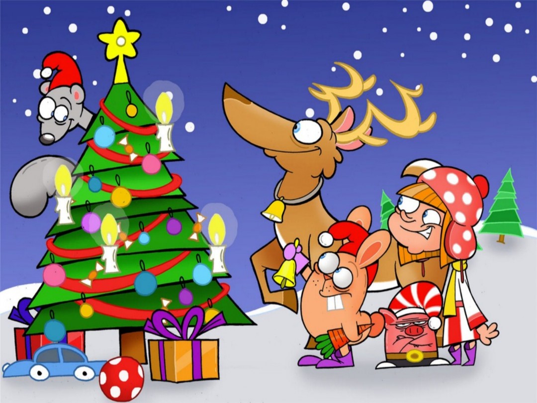 Free Merry Christmas Cartoons
