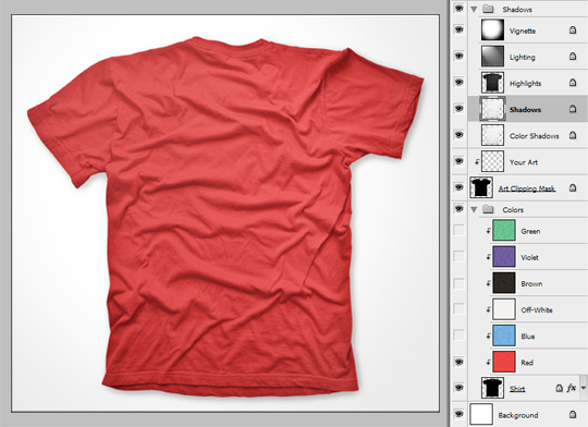 19 T-Shirt Template Photoshop Free Download Images