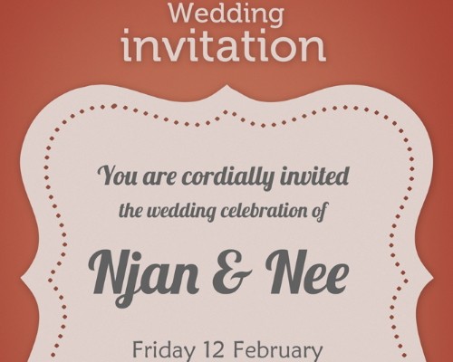 Free Photoshop Wedding Templates Invitations