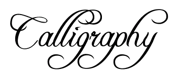 Free Printable Calligraphy Alphabet Fonts