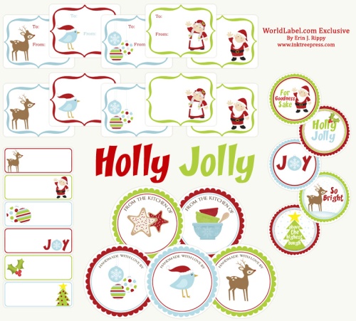 Free Printable Christmas Gift Tag Labels Free Printable Christmas Gift Tag Labels
