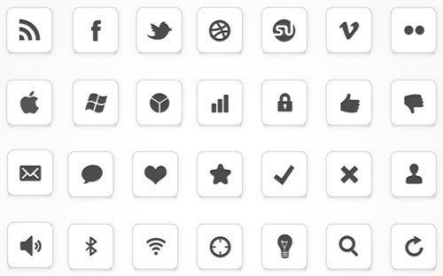 Free Social Media Icons Grey