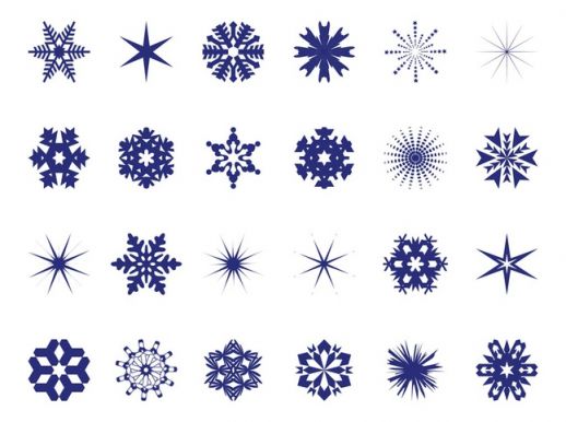 Free Vector Snowflake Clip Art