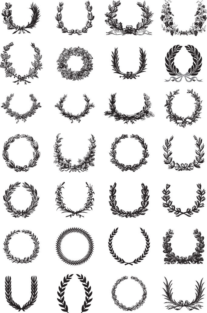 Free Wreath Vector Art