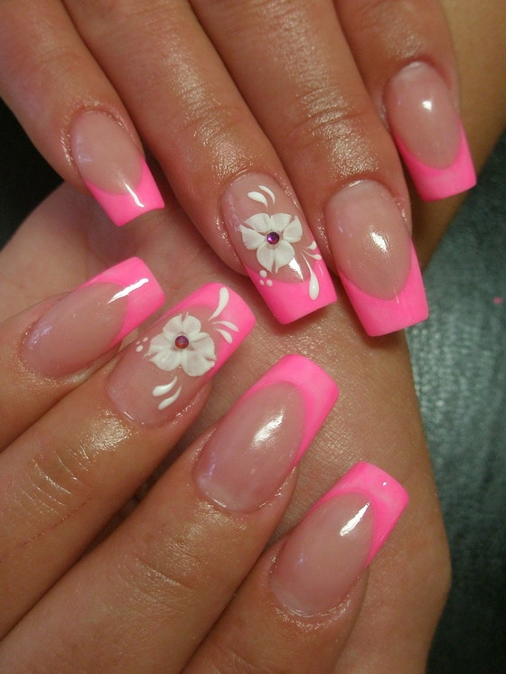 French Tip Nail Art Designs