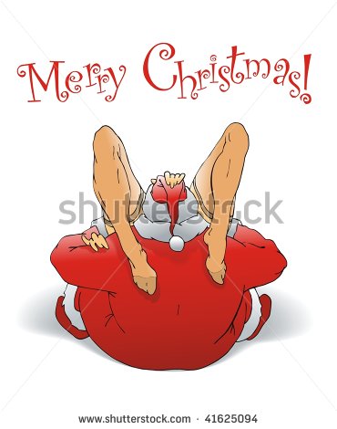 Funny Merry Christmas Clip Art