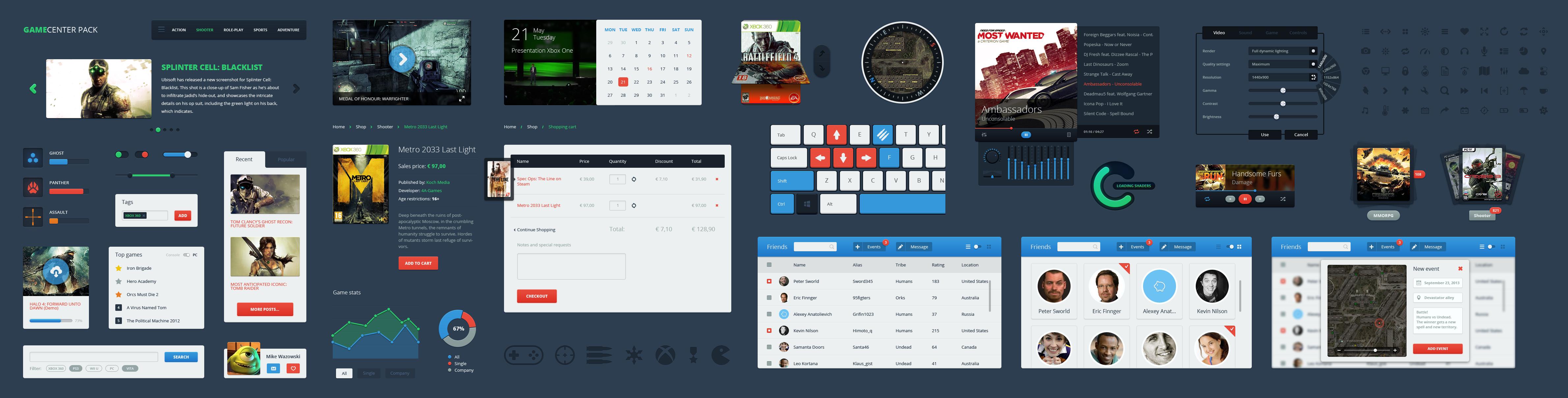 Game UI PSD Game UI PSD