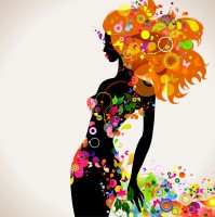 Girl Vector Graphic Design Girl Vector Graphic Design