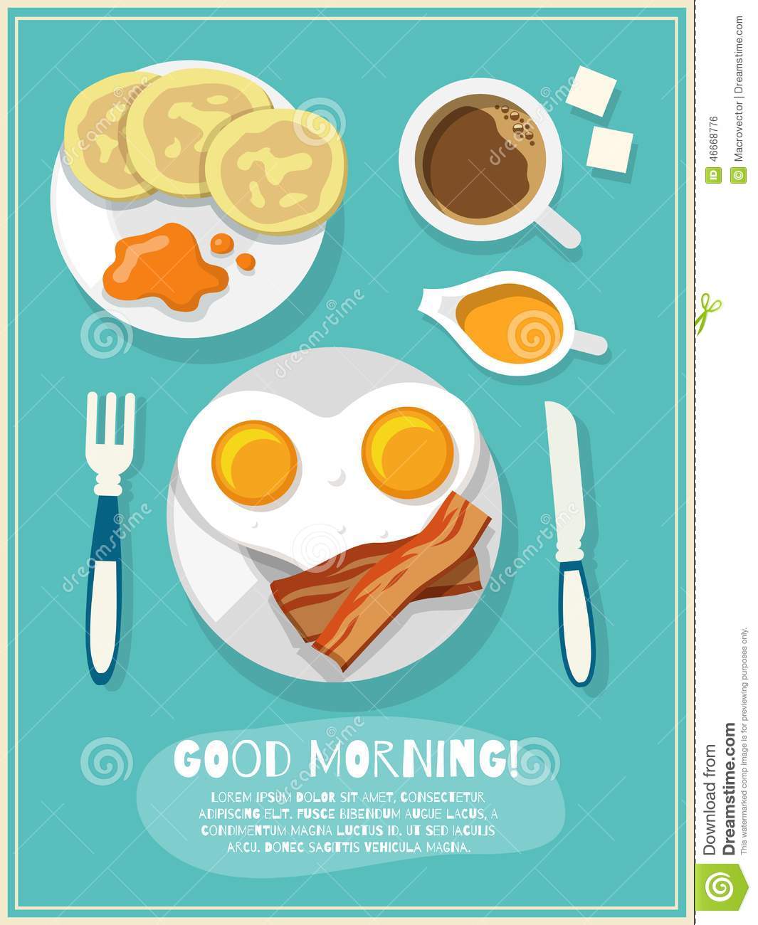 Good Morning Coffee Breakfast Good Morning Coffee Breakfast